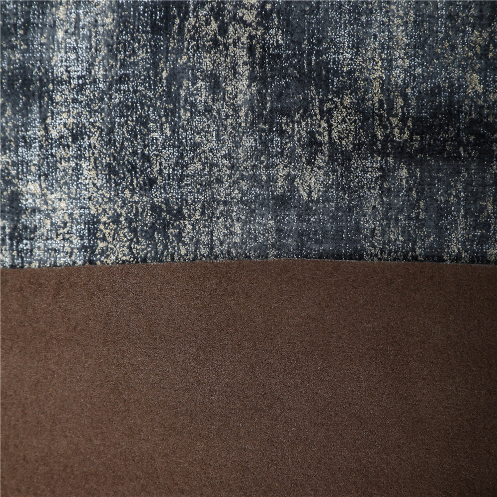 Гладкая и мягкая текстура бронзового стиля полиэфирная ткань